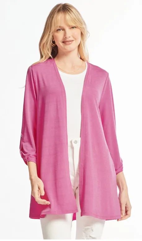 Won't Tell Cardigan - Magenta