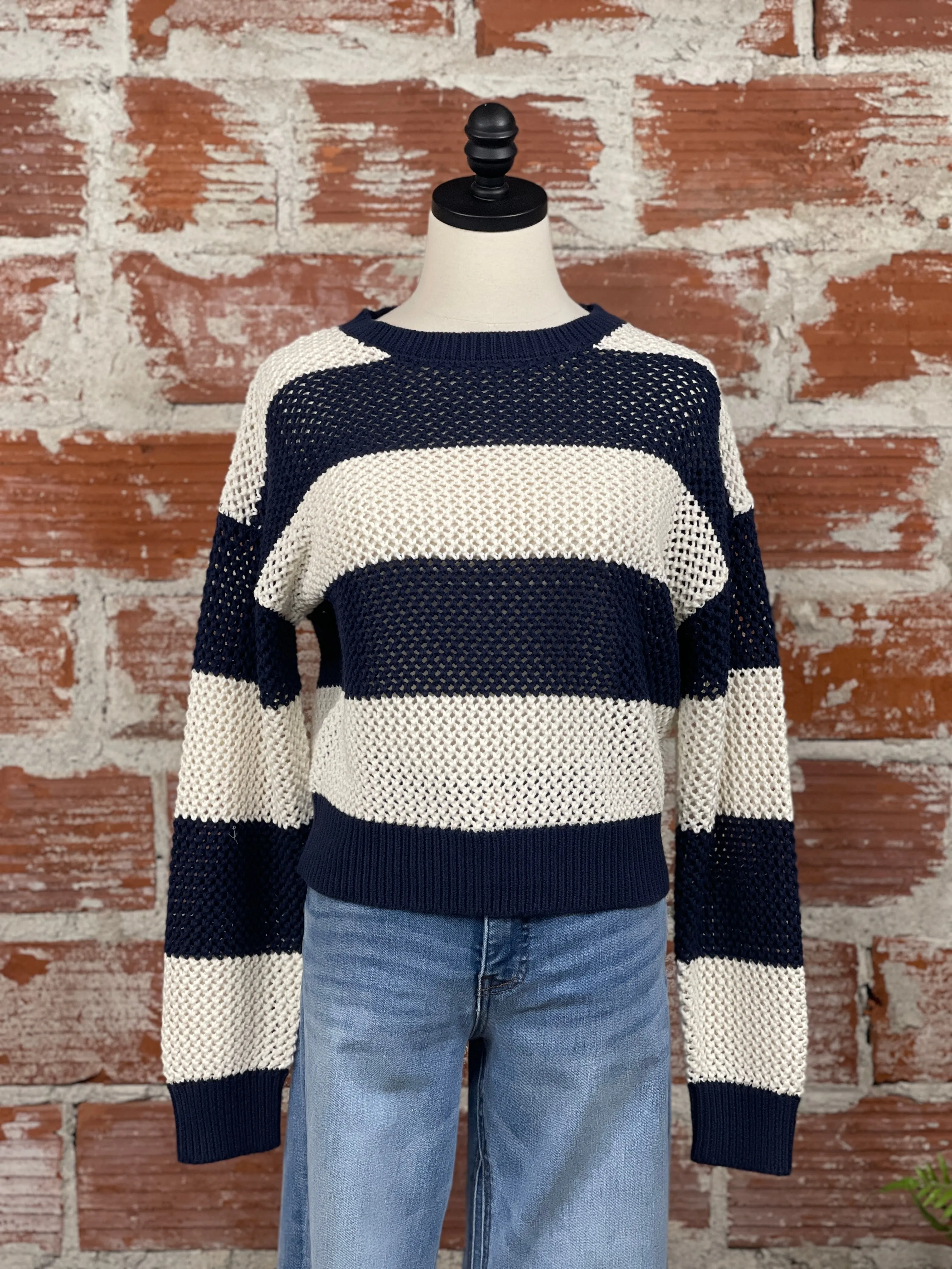 Z Supply Broad Beach Sweater in Captain Navy